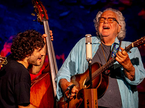 Peter Rowan and the Sam Grisman Project join the 2025 Blue Ox Music Festival in Eau Claire, Wisconsin.